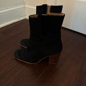 Black Suede Ankle Boots